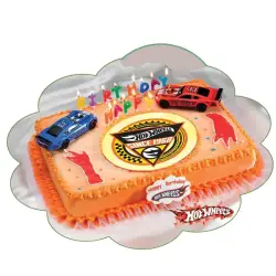 Σχέδιο τούρτας hot wheels σετ 20cm