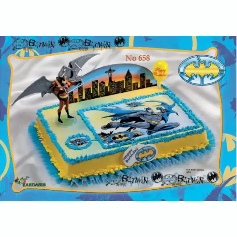Σχέδιο τούρτας batman σετ 20x30cm