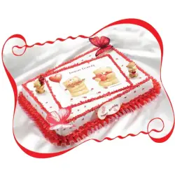 Σχέδιο τούρτας forever friends σετ 20x30cm