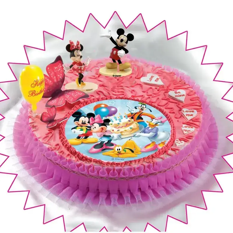 Σχέδιο τούρτας Mickey & Minnie Disney σετ 20cm