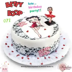 Σχέδιο τούρτας Betty boop σετ 20cm