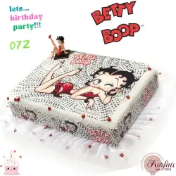 Σχέδιο τούρτας Betty boop σετ 20x30cm