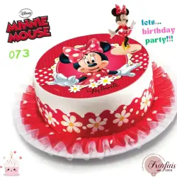 Σχέδιο τούρτας Minnie mouse σετ 20cm