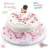 Σχέδιο τούρτας forever friends σετ 20cm
