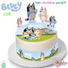 Σχέδιο τούρτας Bluey σετ 20cm