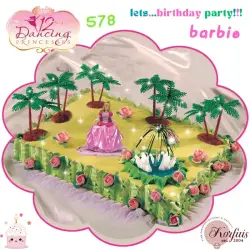 Σχέδιο Barbie με φοίνικες σετ