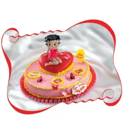Σχέδιο τούρτας betty boop σετ