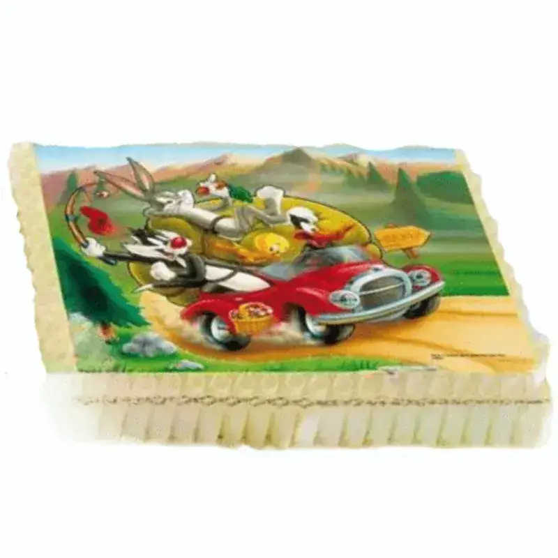 Σχέδιο τούρτας Looney tunes 20x30cm Σχέδιο τούρτας Looney tunes 20x30cm