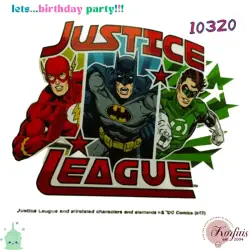 Σχέδιο τούρτας Justice League 20x30cm