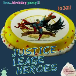 Σχέδιο τούρτας Justice League 20cm