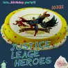 Σχέδιο τούρτας Justice League 20cm