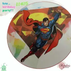 Σχέδιο τούρτας Superman 20cm