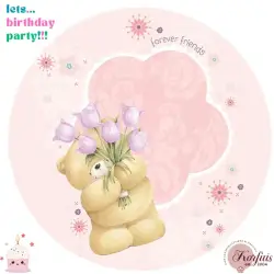 Σχέδιο τούρτας forever friend 20cm