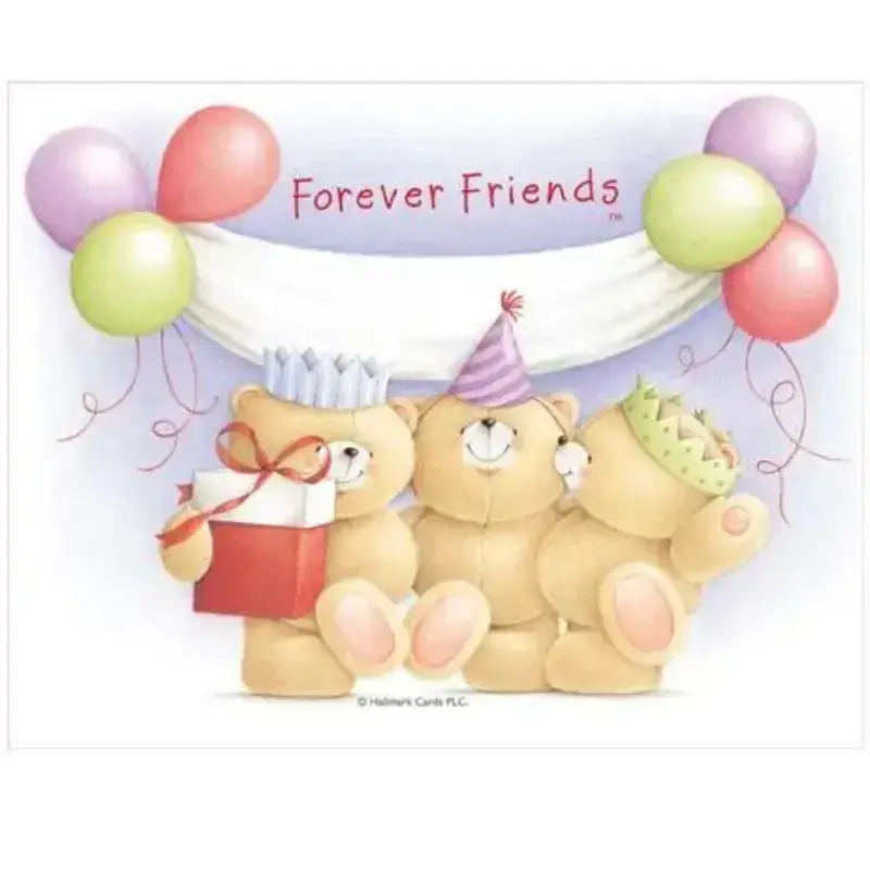 Σχέδιο τούρτας forever friend 20x30cm