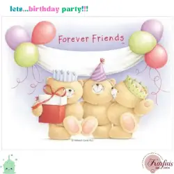 Σχέδιο τούρτας forever friend 20x30cm