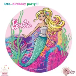 Σχέδιο τούρτας Barbie 20cm