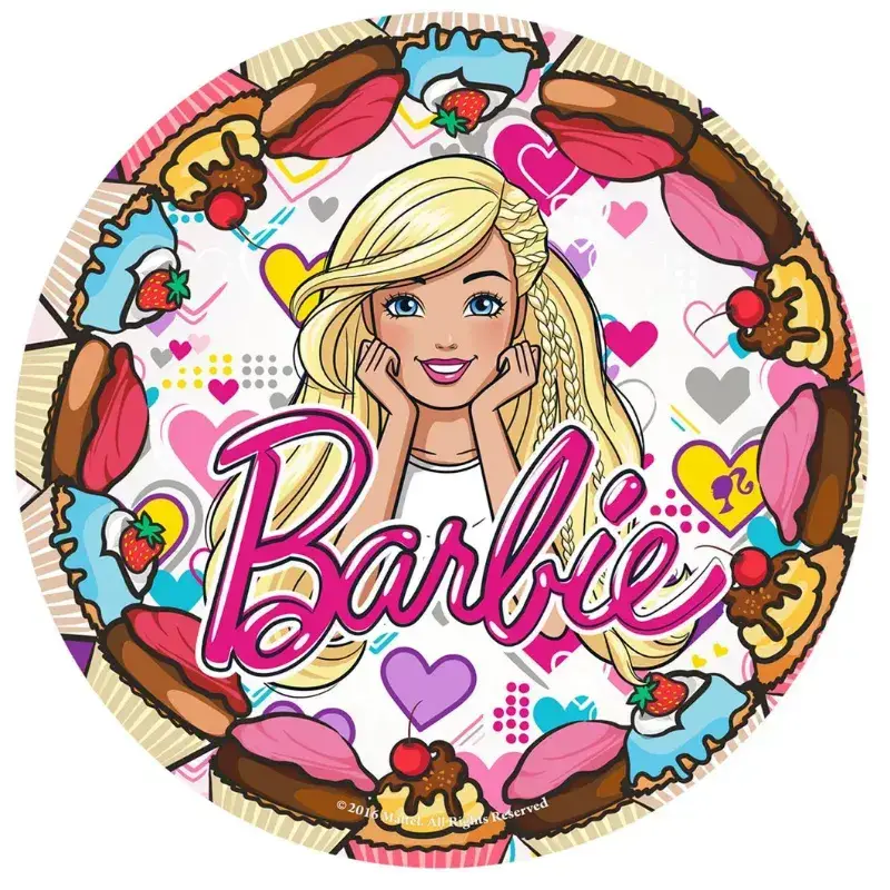 Σχέδιο τούρτας Barbie 20cm