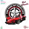 Σχέδιο τούρτας Hot wheels 20cm