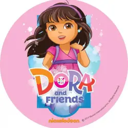 Σχέδιο τούρτας Dora & friends 20cm