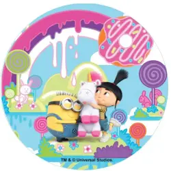 Σχέδιο τούρτας Minions Lollipop 20cm