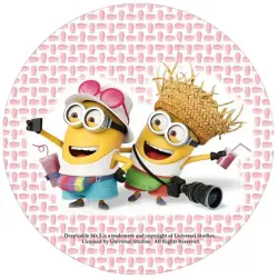 Σχέδιο τούρτας Minions διακοπές 20cm