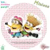 Σχέδιο τούρτας Minions διακοπές 20cm