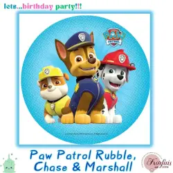 Σχέδιο τούρτας Paw Patrol 20cm