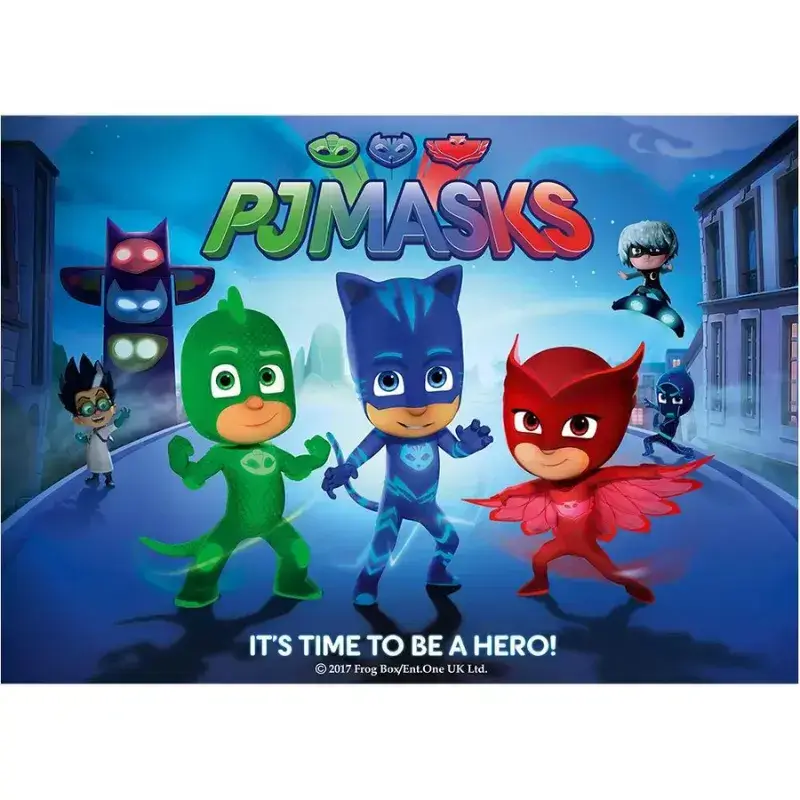 Σχέδιο τούρτας Pj masks 20x30cm
