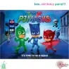 Σχέδιο τούρτας Pj masks 20x30cm