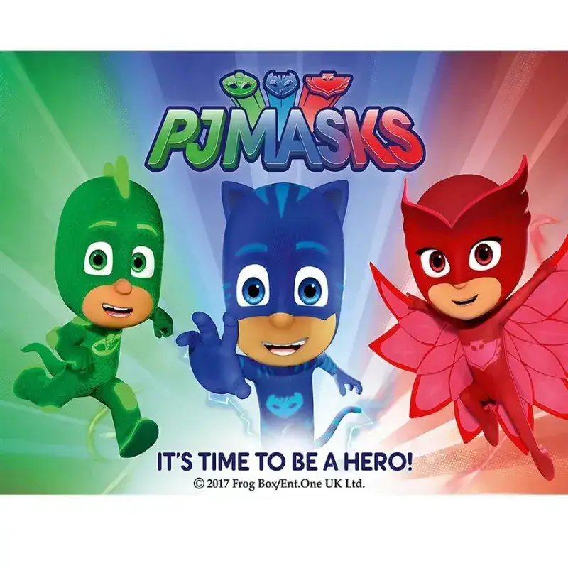 Σχέδιο τούρτας Pj masks 20x30cm