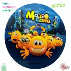 Σχέδιο τούρτας mojicons 20cm