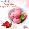 Σορμπέ φράουλα vegan stevia di gusto