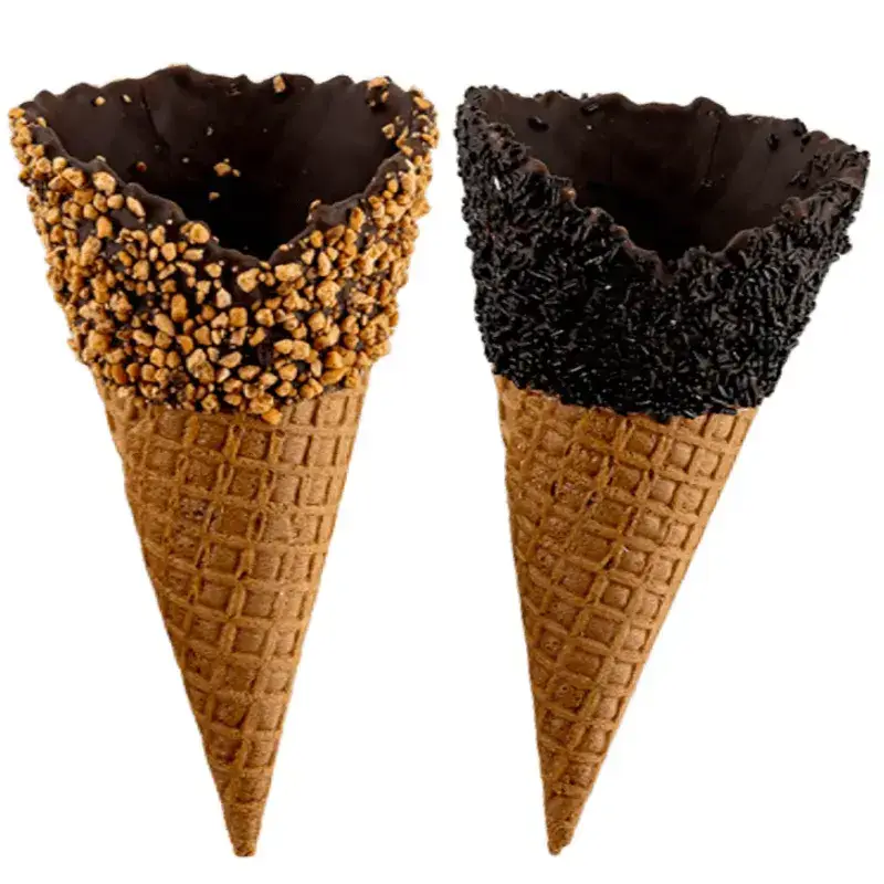 Κώνος παγωτού κόπα ντανιέλα με επικάλυψη