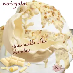 Ρίπλα stracciatella λευκη σοκολάτα