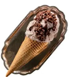 Ρίπλα σοκολάτας με γκοφρέτα variegato amore nocciola