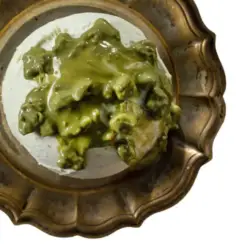 Ρίπλα φυστίκι με γκοφρέτα variegato amore pistacchio