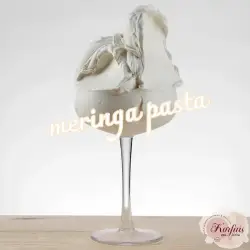 Γεύση παγωτού μαρέγκα meringa pasta