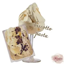 Γεύση παγωτού μπισκότο biscotto pasta
