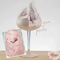 Γεύση παγωτού τσιχλόφουσκα bubble gum pasta