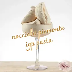 Γεύση παγωτού φουντούκι Ιταλίας nocciola piemonte igp pasta