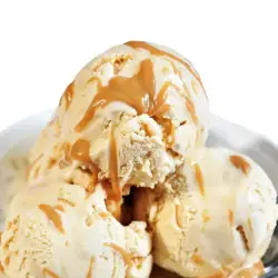 Γεύση παγωτού καραμέλα caramel di gusto.