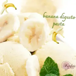 Γεύση παγωτού μπανάνα banana di gusto.
