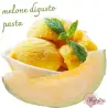 Γεύση παγωτού πεπόνι melone di gusto