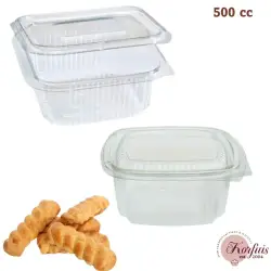 Μπωλ με ενσωματωμένο καπάκι 500cc