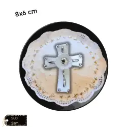 Ζαχαρωτός σταυρός μνημοσύνου μικρός