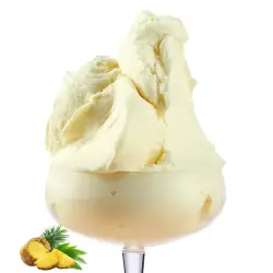 Γεύση παγωτού ανανάς pineapple fortefrutto