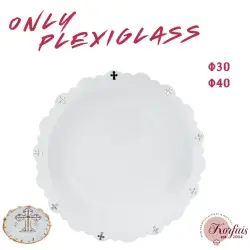 Δίσκος στρογγυλος plexi glass