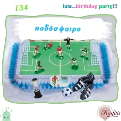 Σχέδιο τούρτας ποδόσφαιρο σετ