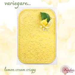Ρίπλα σοκολάτα με λεμόνι lemon cream crispy variegare