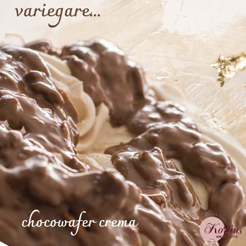 Ρίπλα πραλίνας με γκοφρέτα chocowafer crema